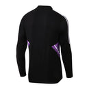 Conjunto Real Madrid Ziper Curto Preto