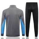 Conjunto Tottenham Ziper Longo Cinza