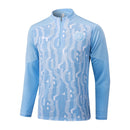 Conjunto Manchester City Zíper Curto Azul